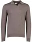 Born With Appetite trui bruin wol polo hals