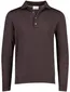 Poloshirt Born With Appetite bruin 4 knoops