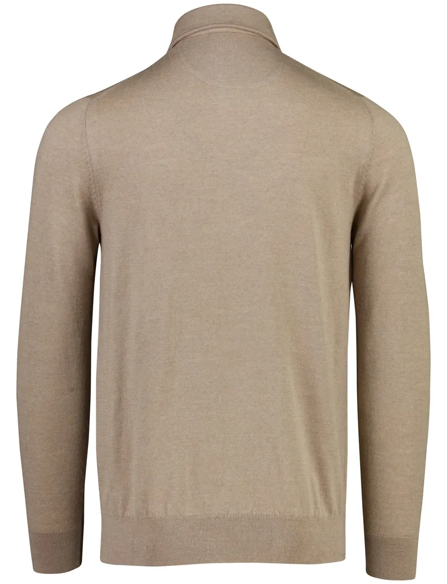Born With Appetite poloshirt beige 4 knoops