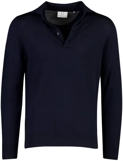 Born With Appetite Born With Appetite polo donkerblauw 4 knoops