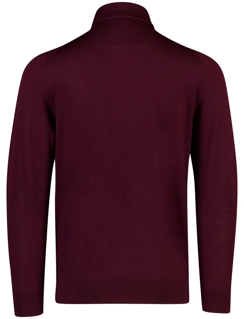 Poloshirt Born With Appetite bordeaux 4 knoops