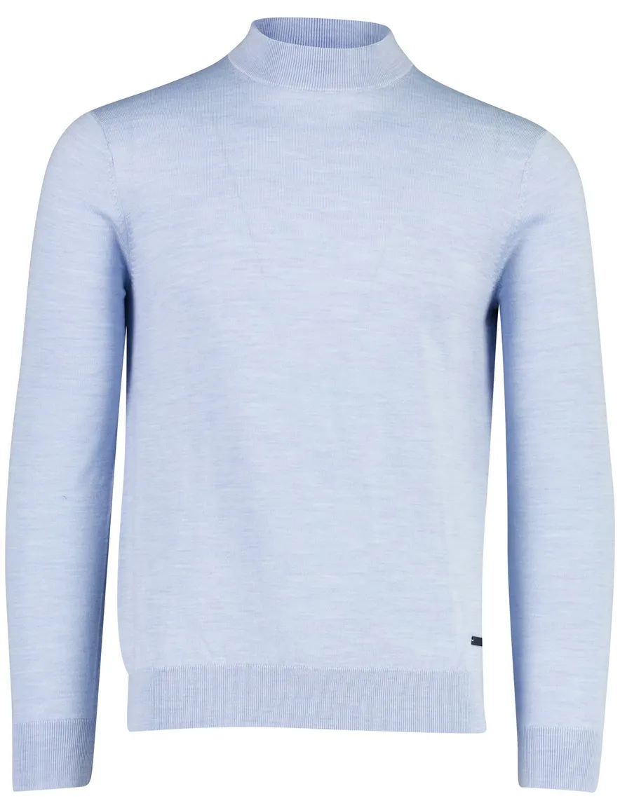 Born With Appetite turtleneck lichtblauw fijn gebreid