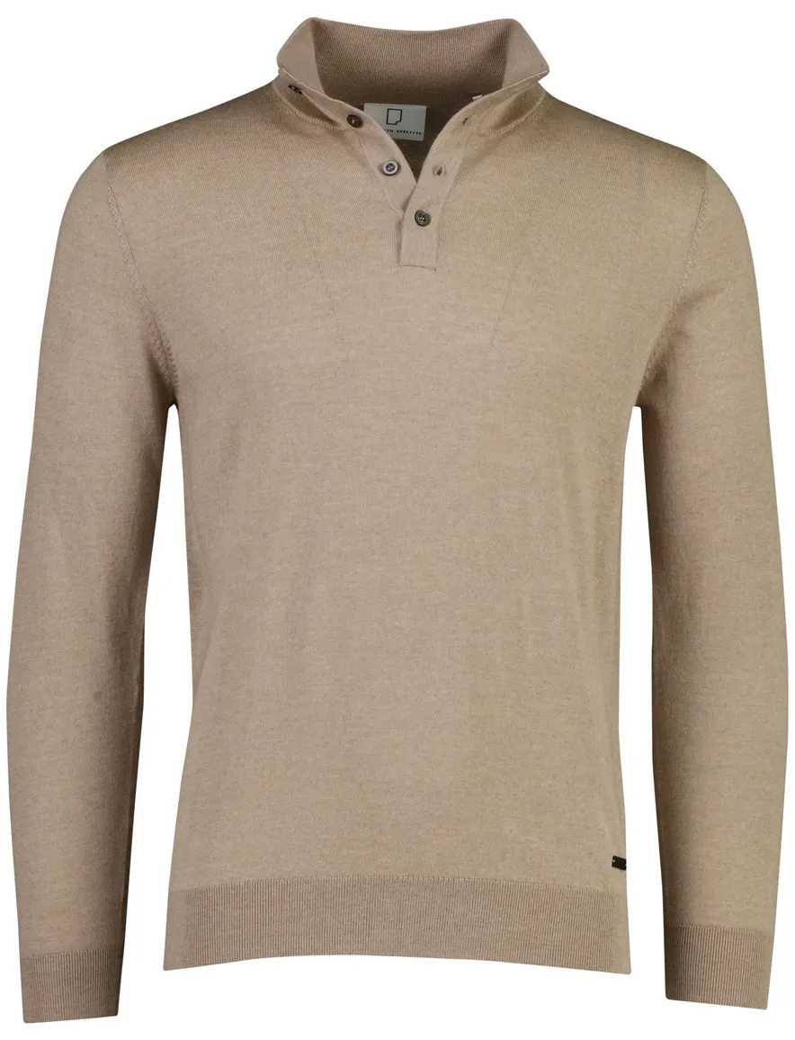 Poloshirt Born With Appetite beige