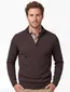 Born With Appetite half zip trui bruin
