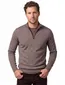 Born With Appetite half zip trui grijs