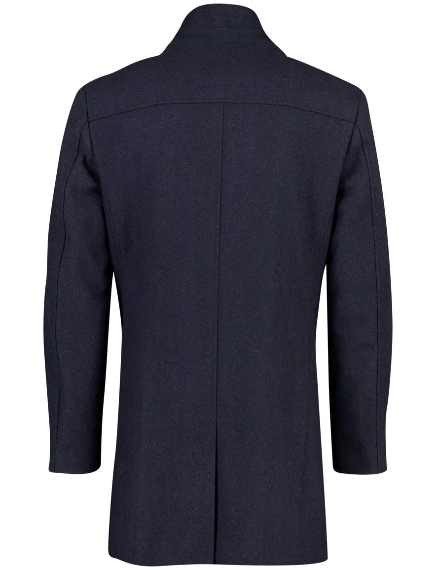 Scotland Blue overjas donkerblauw met uitneembare voering