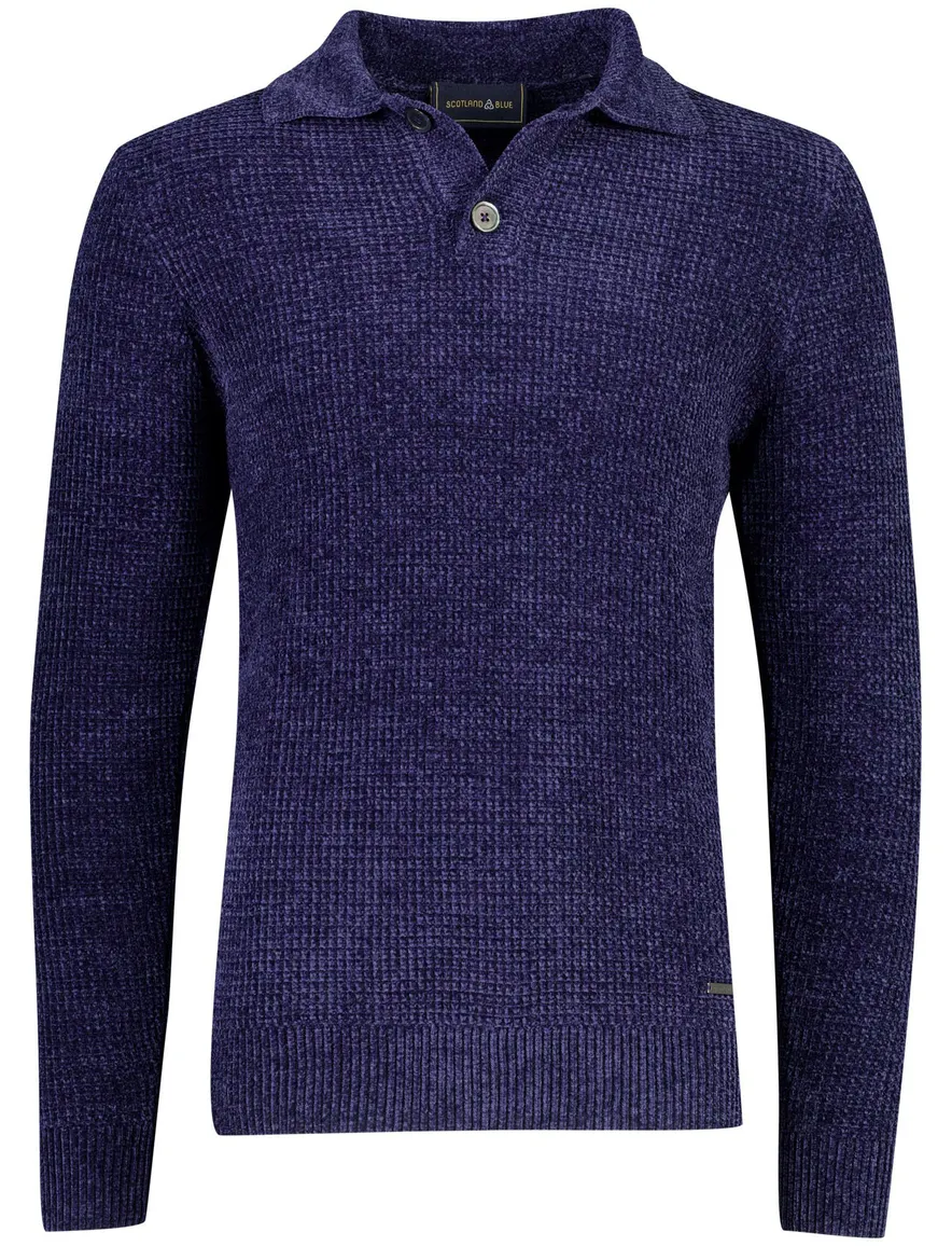 Trui Scotland Blue donkerblauw