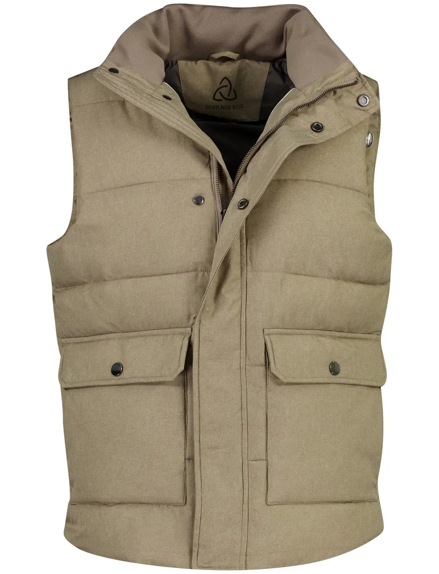 Bodywarmer Scotland Blue beige