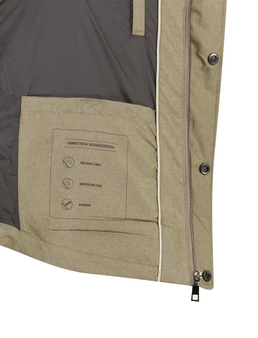 Bodywarmer Scotland Blue beige