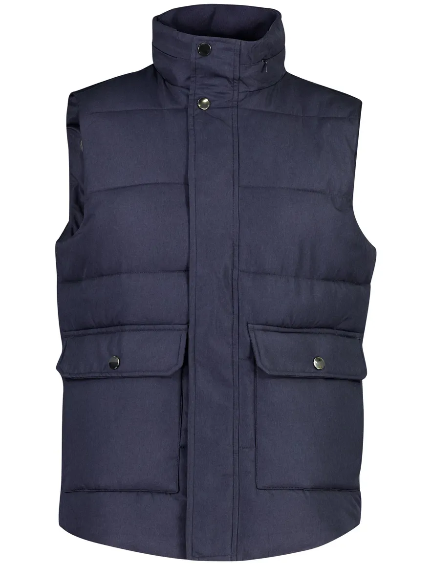 Scotland Blue bodywarmer navy effen