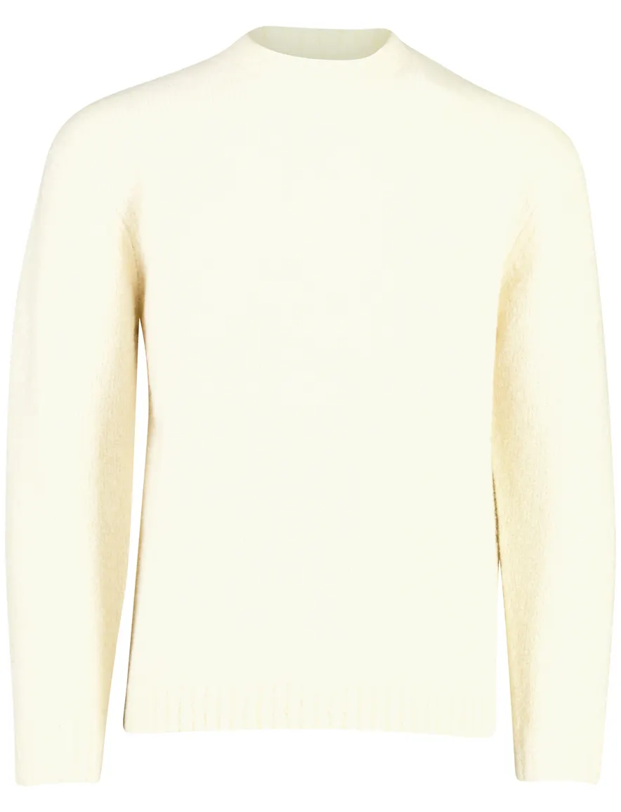 Supply & Co trui ronde hals crème wol