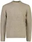 Supply & Co trui ronde hals beige gemeleerd wol