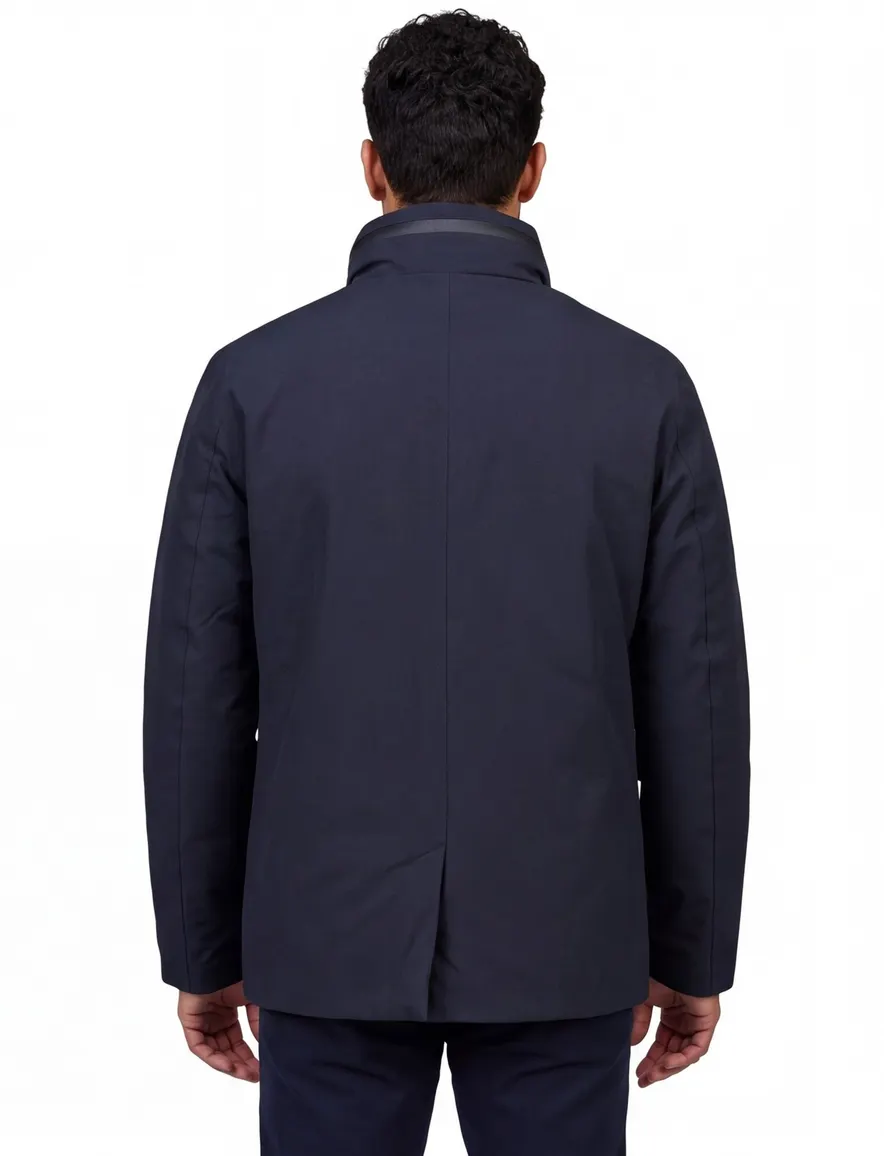 Pierre Cardin parka jas zwart gevoerd