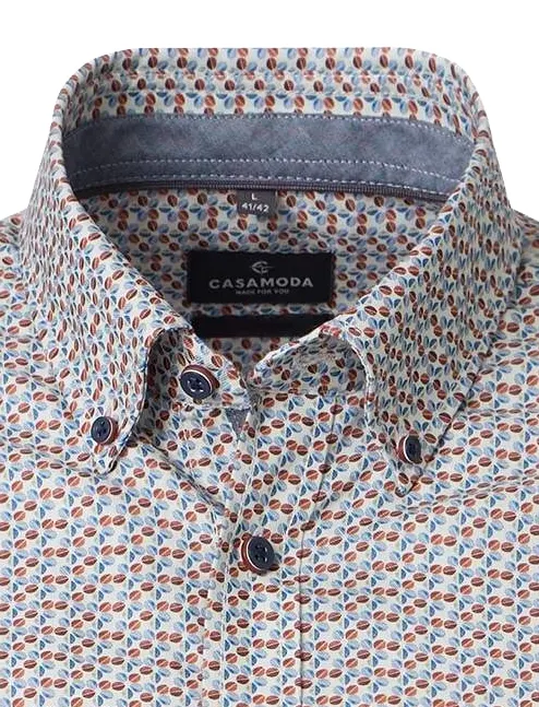 casual overhemd blauw