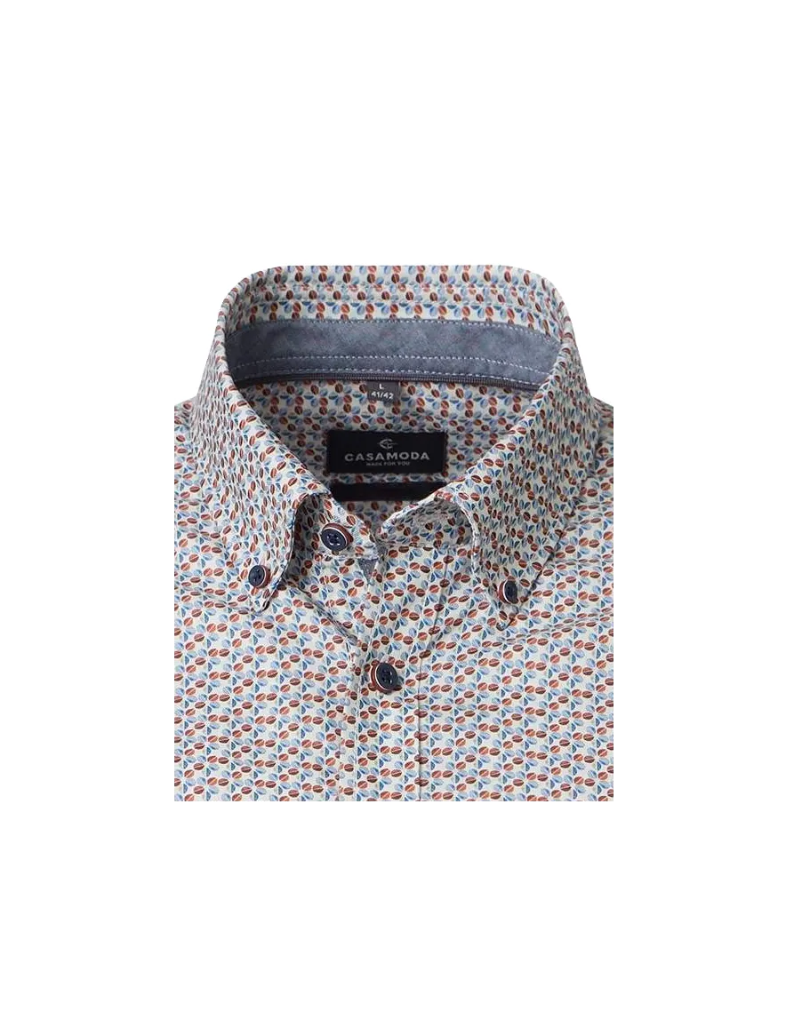 casual overhemd blauw