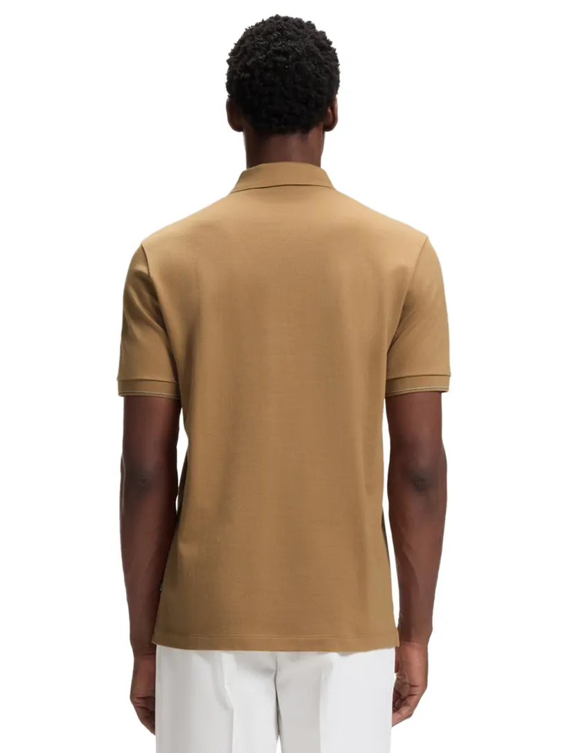 Poloshirt BOSS Black camel