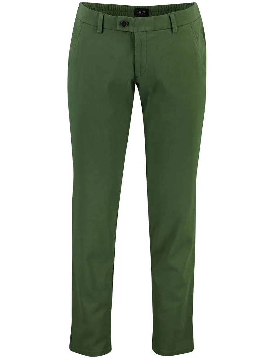 Hiltl broek groen flatfront model