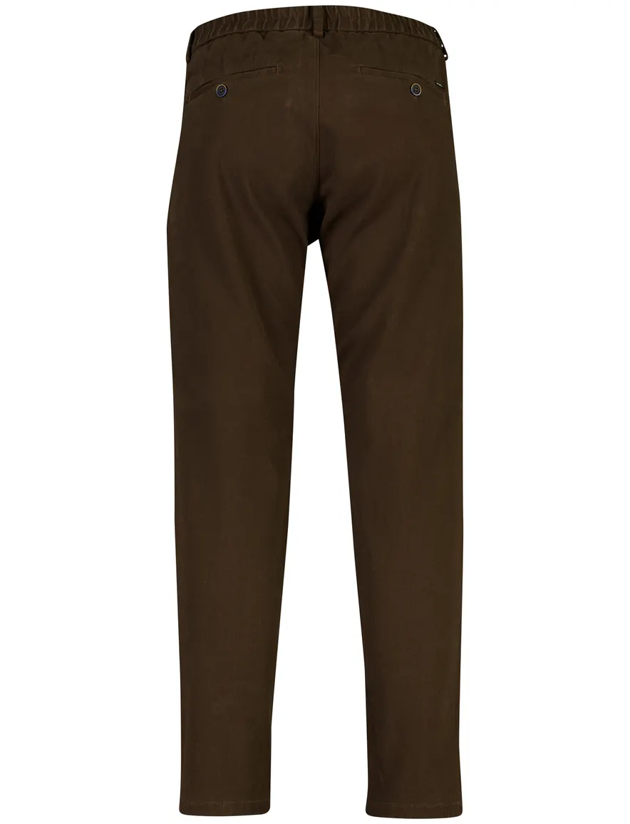 Hiltl broek bruin flatfront model