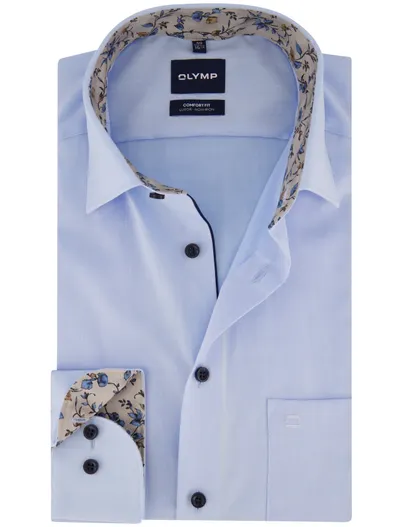 Olymp Overhemd Olymp lichtblauw Shirt dress ml 5