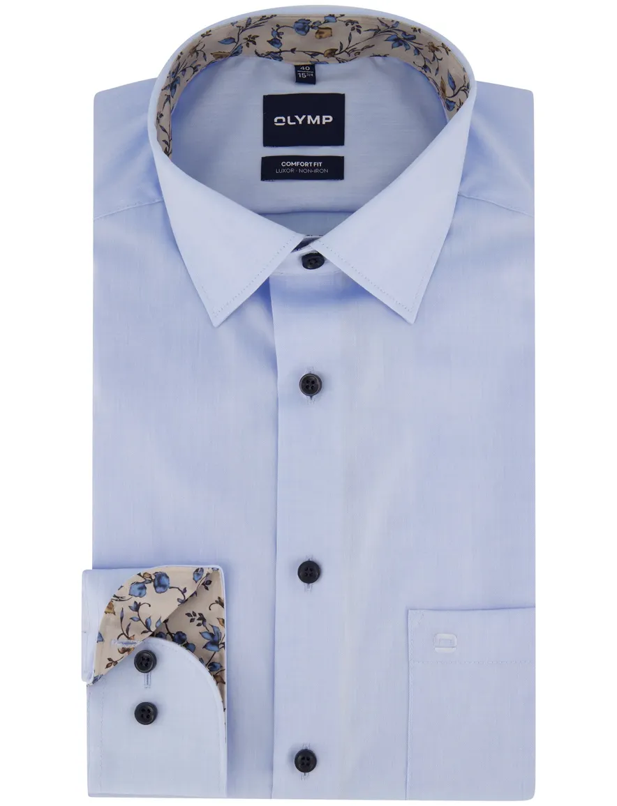 Overhemd Olymp lichtblauw Shirt dress ml 5