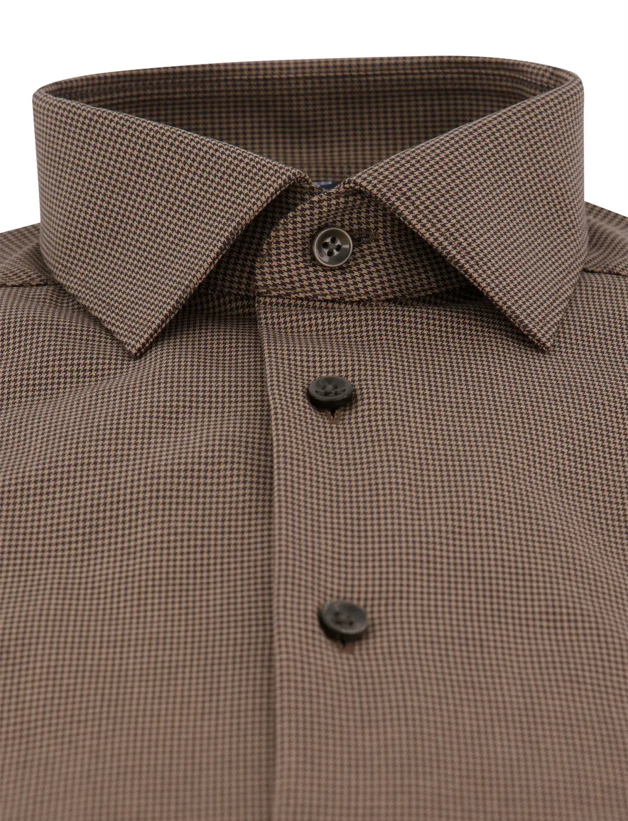 Overhemd Olymp bruin Shirt dress ml 5