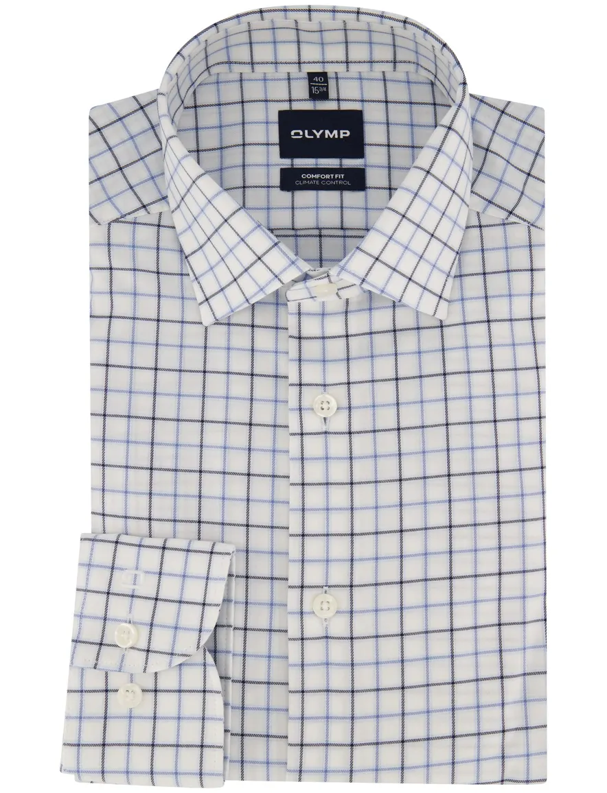 Overhemd Olymp blauw Shirt dress ml 5