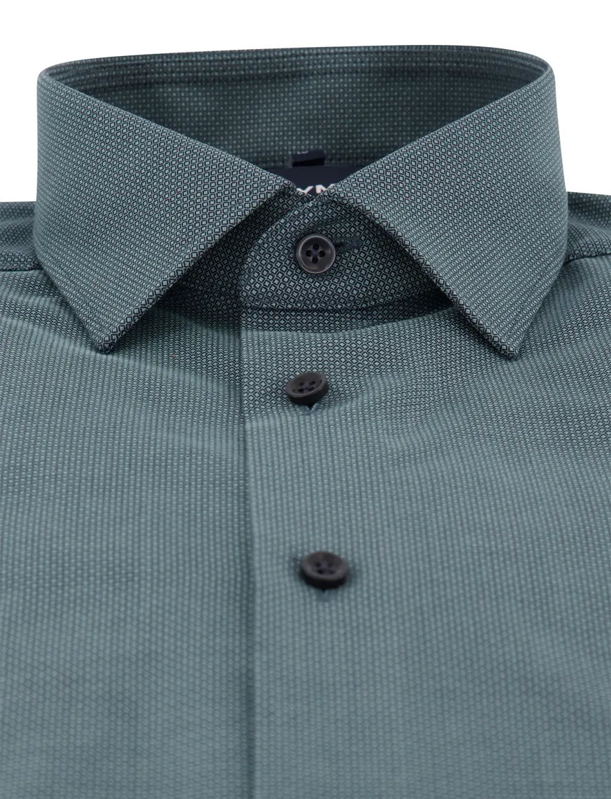 Overhemd Olymp groen Shirt dress ml 7