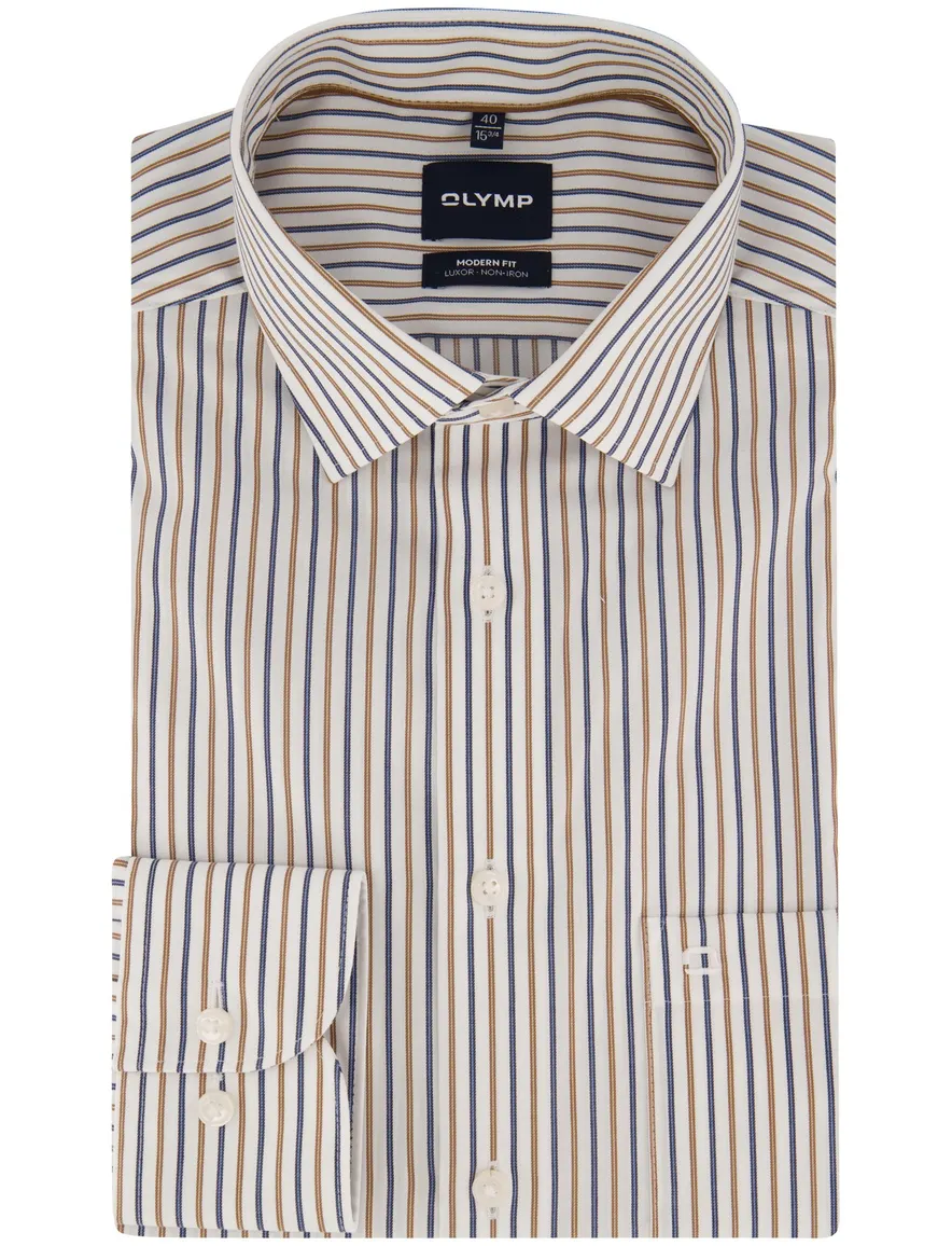 Overhemd Olymp blauw Shirt dress ml 5