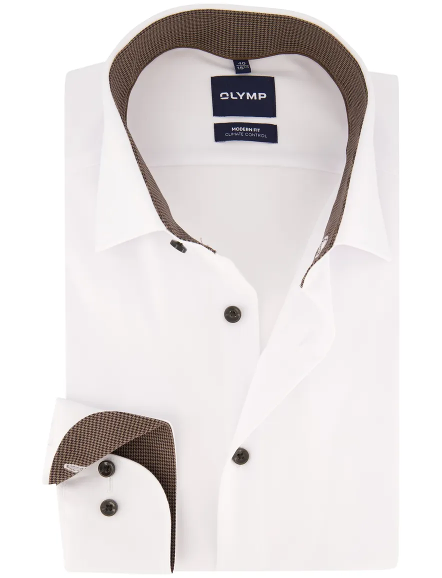 Overhemd Olymp wit Shirt dress ml 5