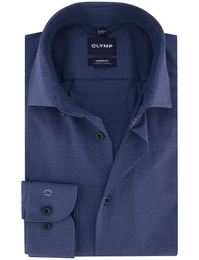 Olymp Overhemd Olymp donkerblauw Shirt dress ml 5