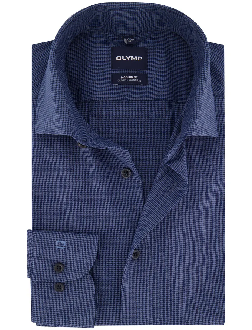 Overhemd Olymp donkerblauw Shirt dress ml 5