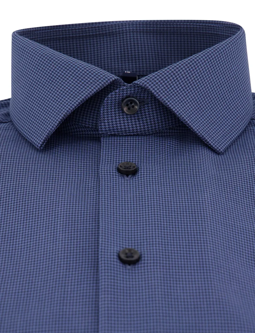 Overhemd Olymp donkerblauw Shirt dress ml 7