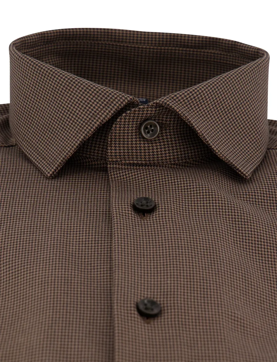 Overhemd Olymp bruin Shirt dress ml 7