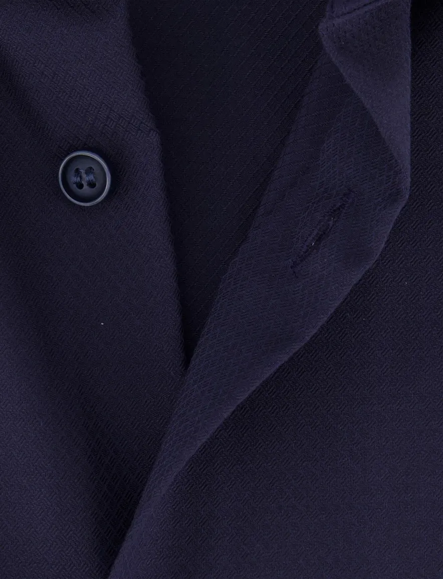 Donkerblauw overhemd Olymp