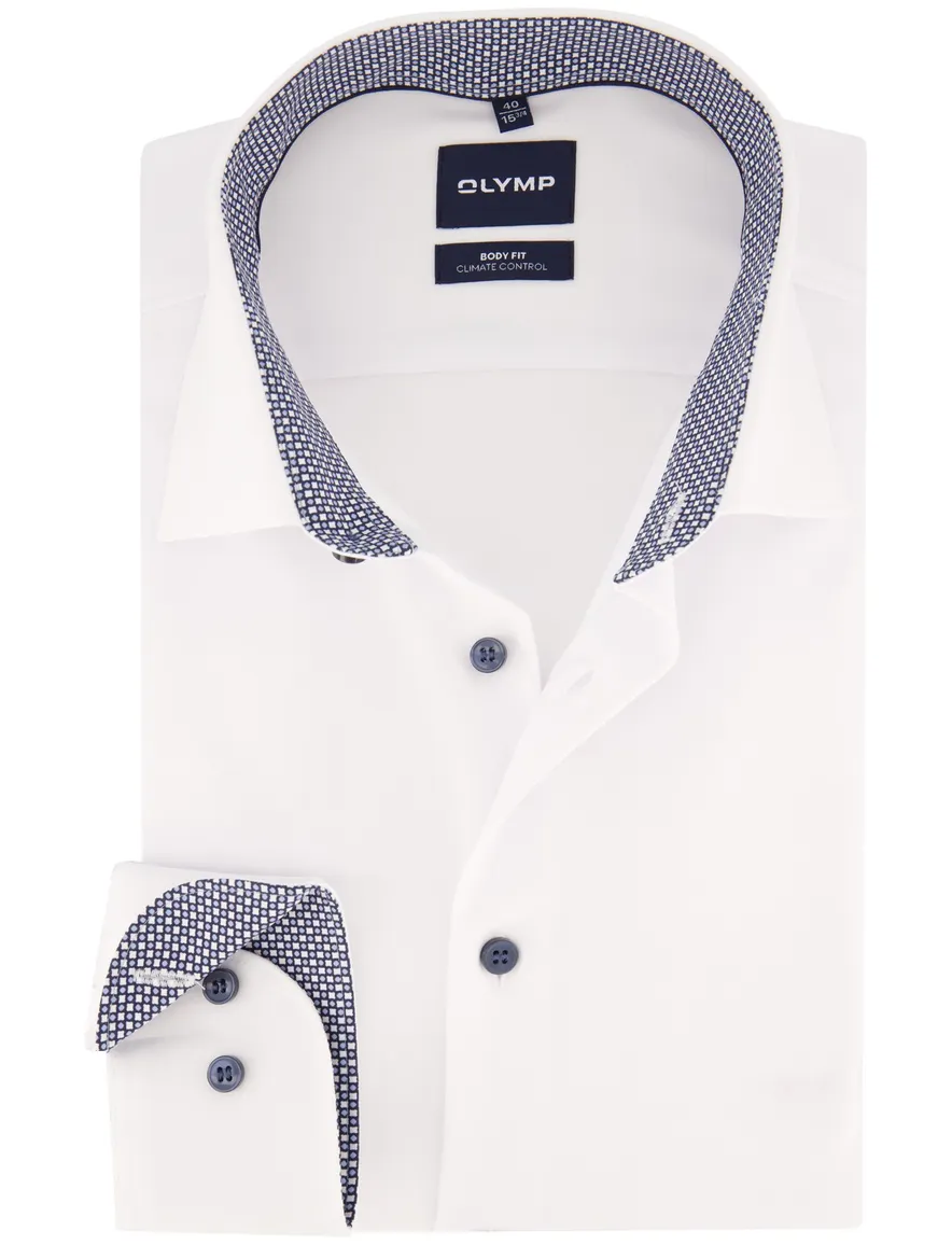 Wit overhemd Olymp slim fit