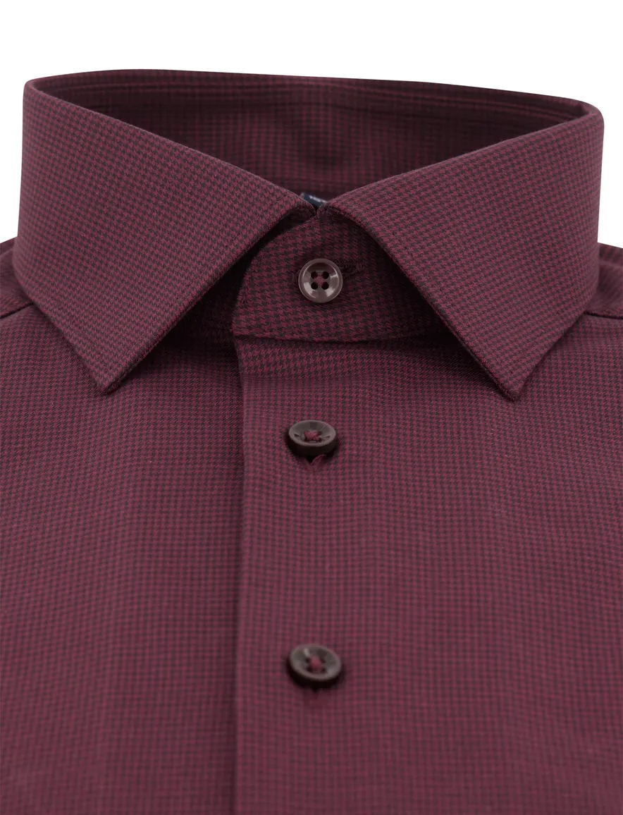 Overhemd Olymp bordeaux Shirt dress ml 5
