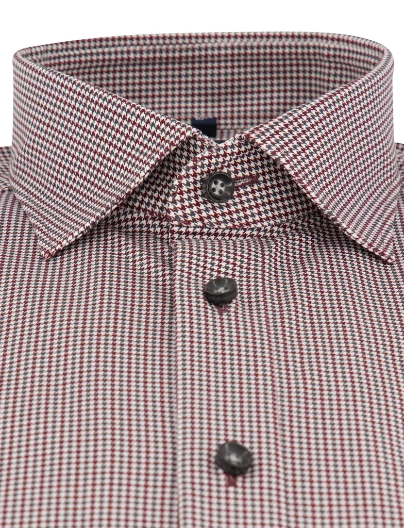 Overhemd Olymp bordeaux Shirt dress ml 5