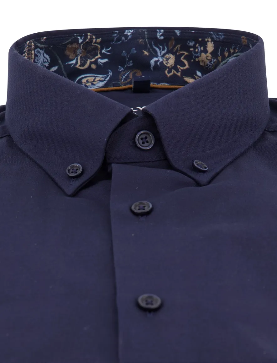 Overhemd Olymp donkerblauw Shirt dress ml 5