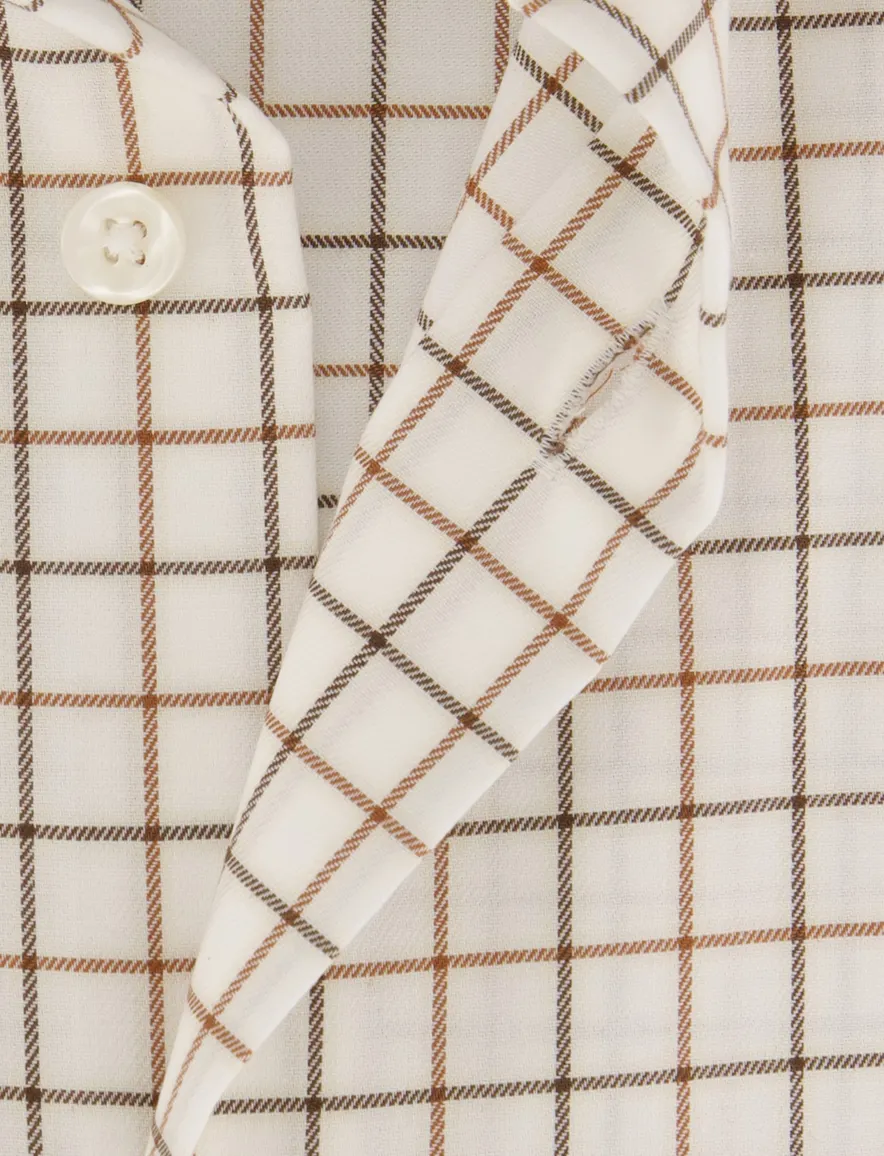 Overhemd Olymp bruin Shirt dress ml 5