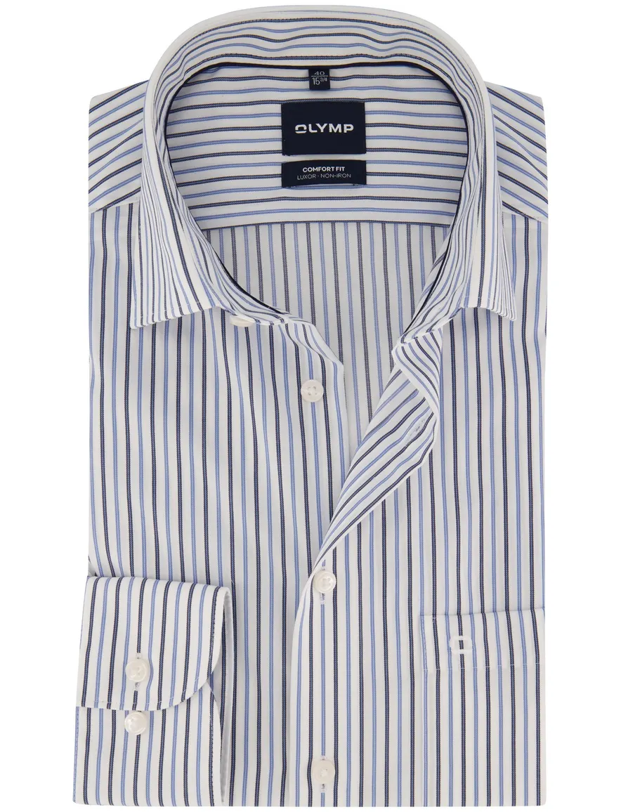 Overhemd Olymp lichtblauw Shirt dress ml 5
