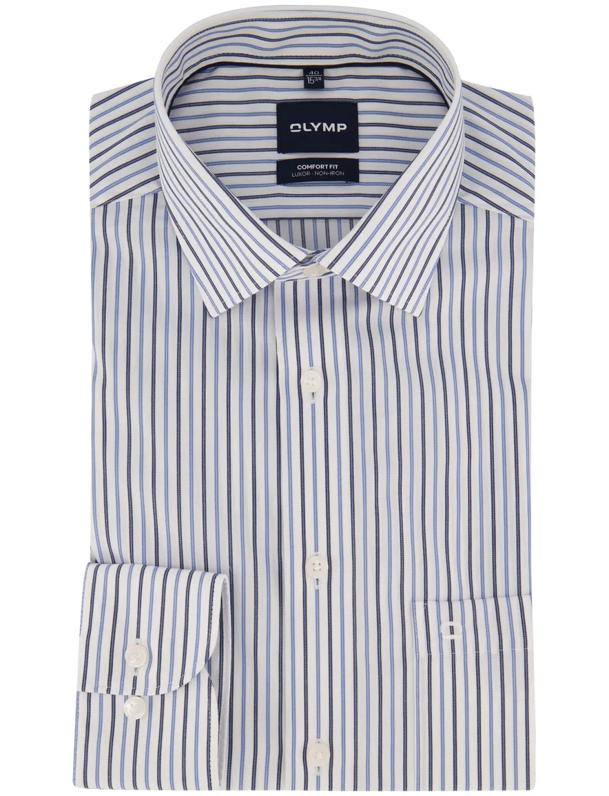 Overhemd Olymp lichtblauw Shirt dress ml 5
