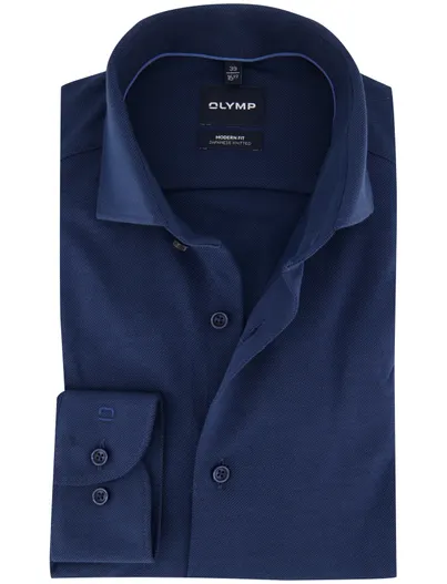 Olymp Overhemd Olymp donkerblauw Shirt dress ml 5