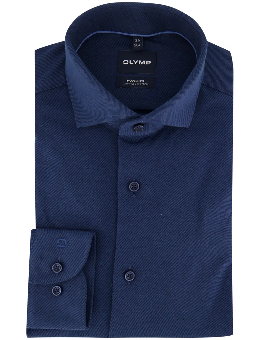 Overhemd Olymp donkerblauw Shirt dress ml 5