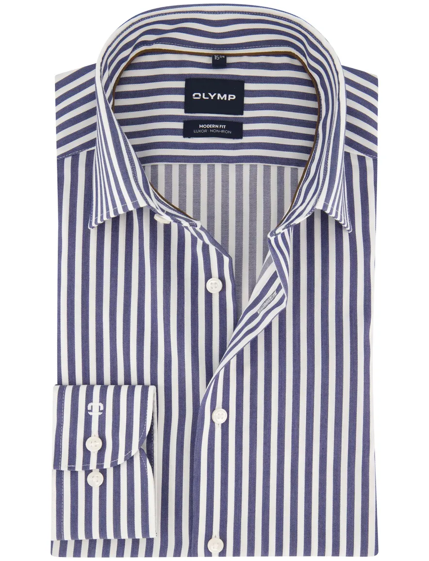 Overhemd Olymp blauw Shirt dress ml 5