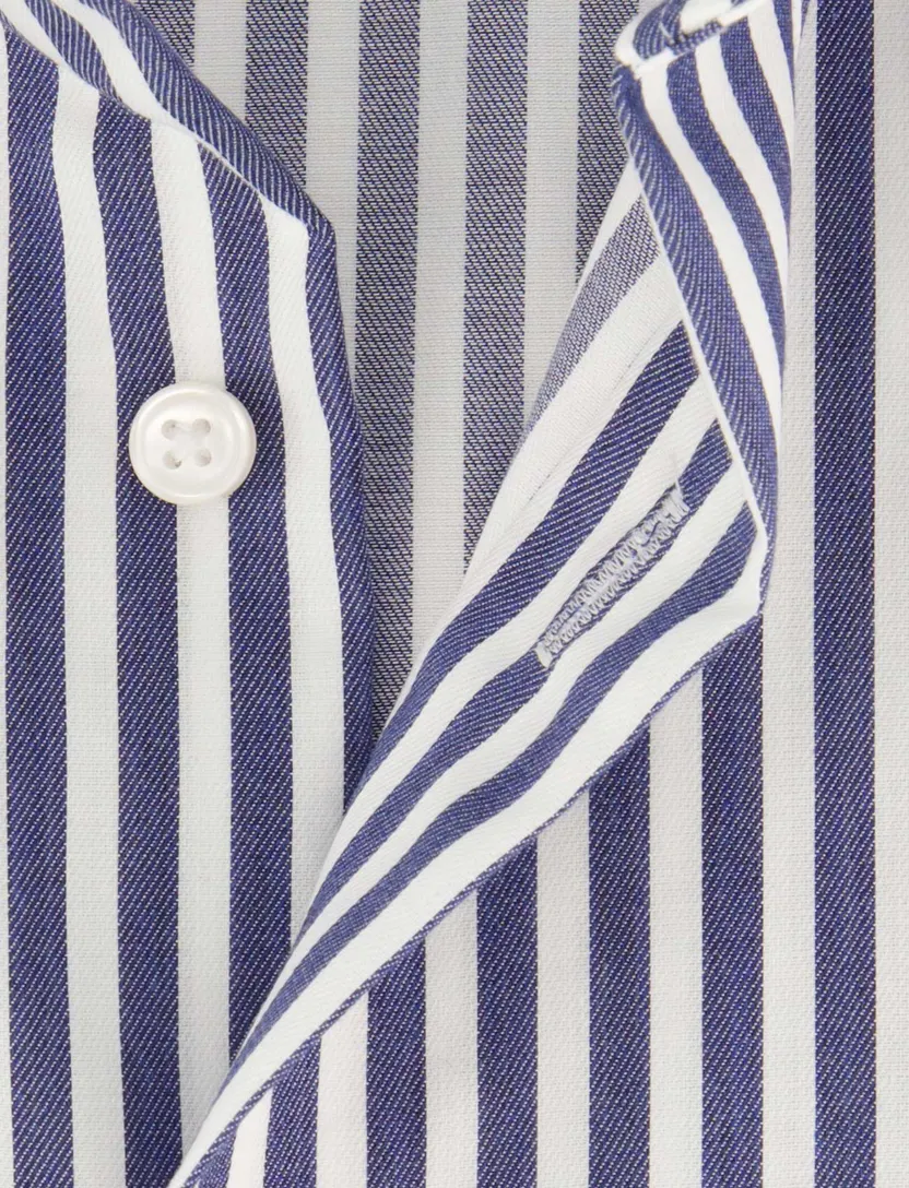 Zakelijk overhemd Olymp blauw strijkvrij