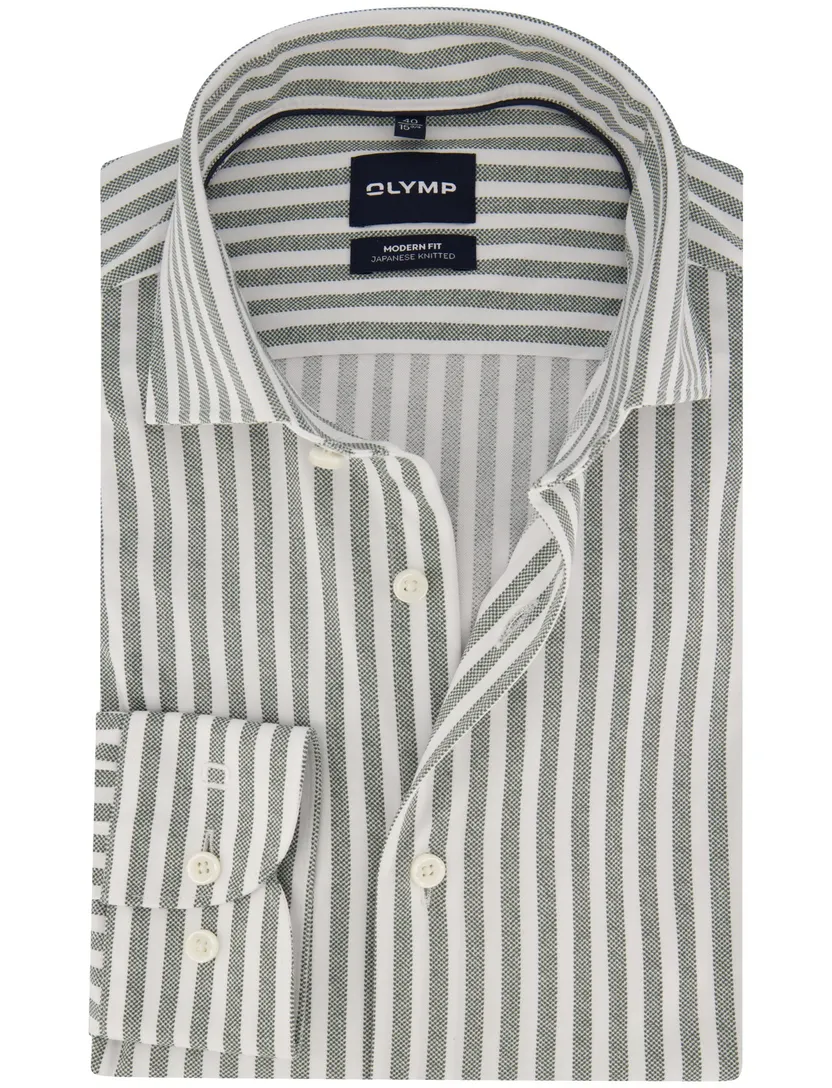 Overhemd Olymp groen Shirt dress ml 5