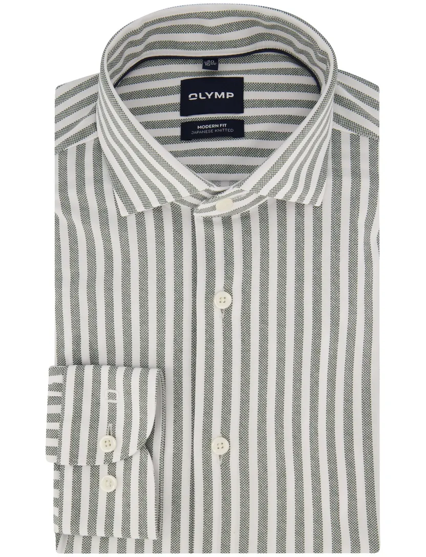 Overhemd Olymp groen Shirt dress ml 5