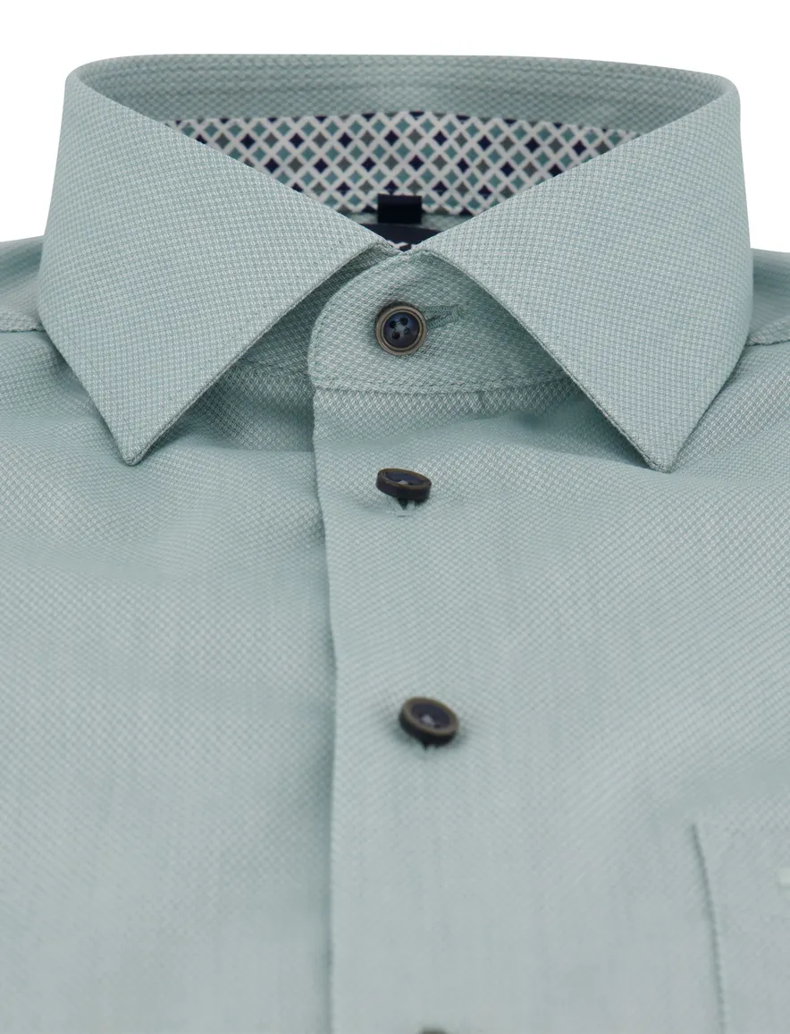 Overhemd Olymp groen Shirt dress ml 7