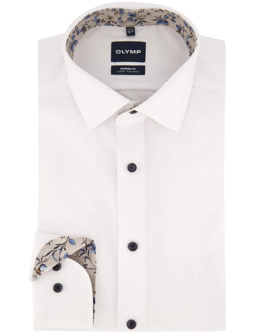 Overhemd Olymp wit Shirt dress ml 7