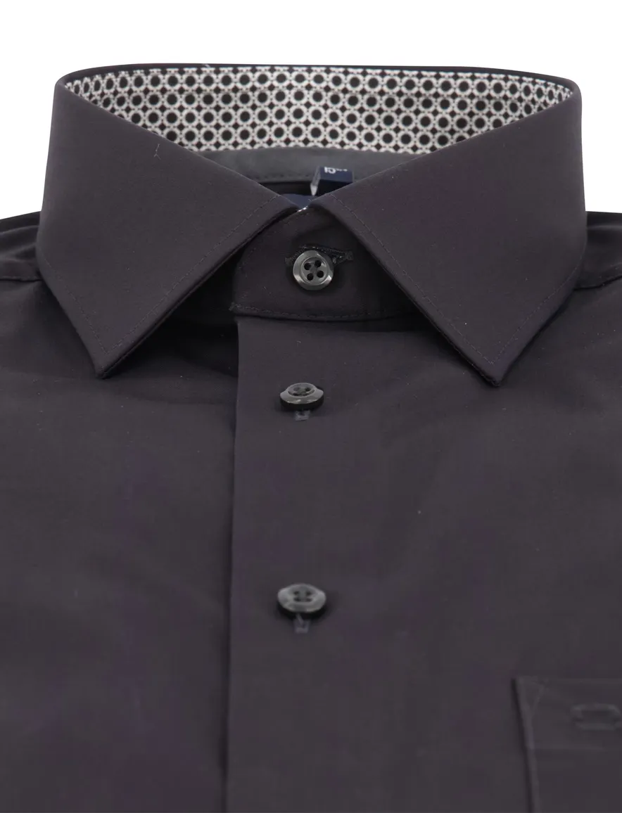 Overhemd Olymp zwart Shirt dress ml 7